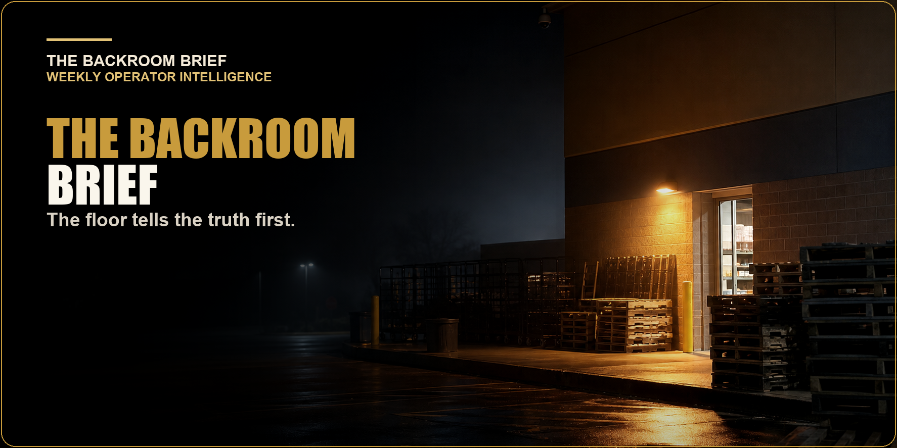 Backroom Brief header