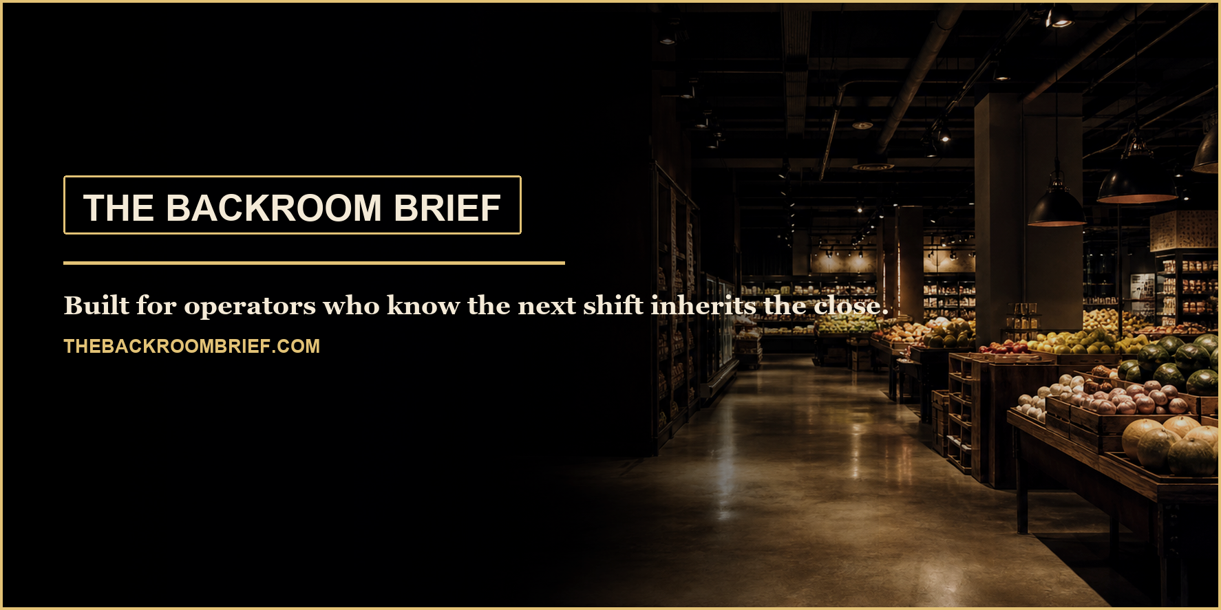 The Backroom Brief logo