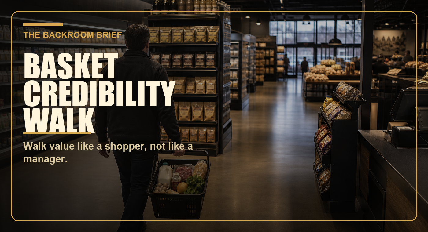 Run a Basket Credibility Walk