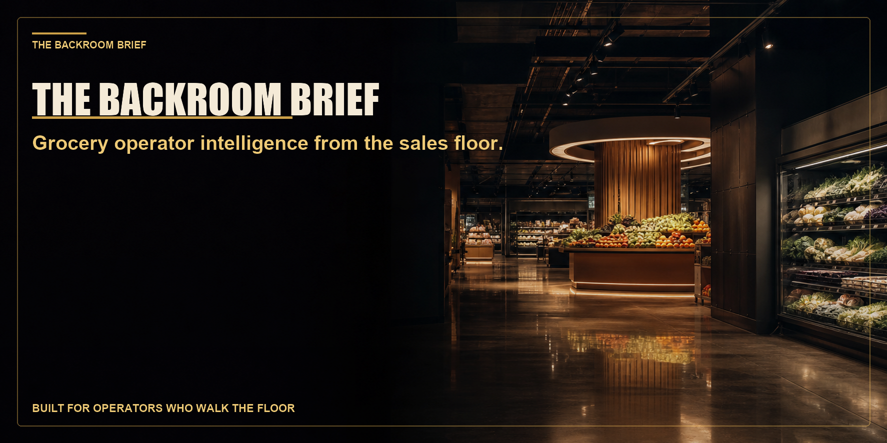 Backroom Brief header